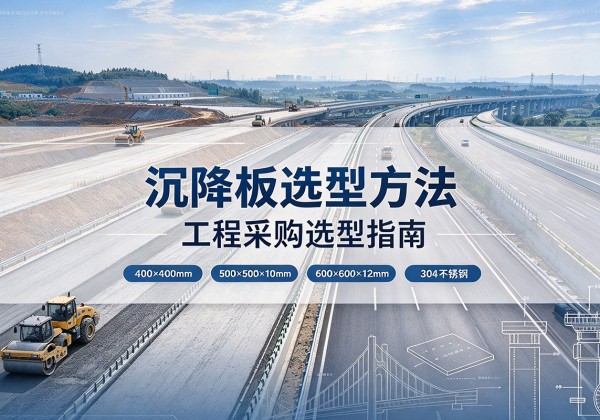 通海沉降板选择方法